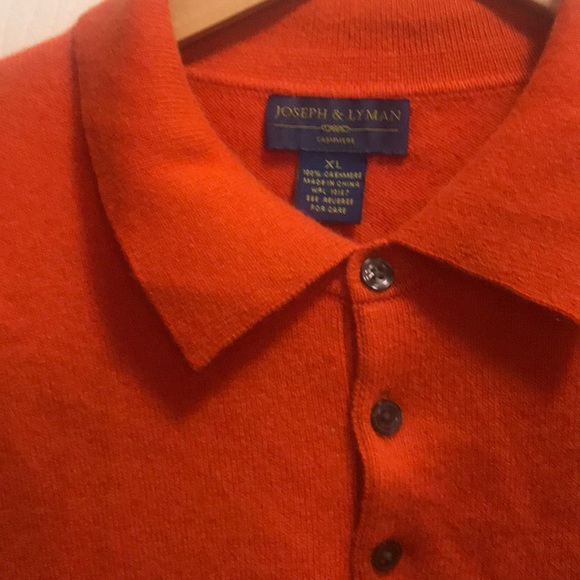 Joseph & Lyman cashmere sweater caller with button - Picture 2 of 3